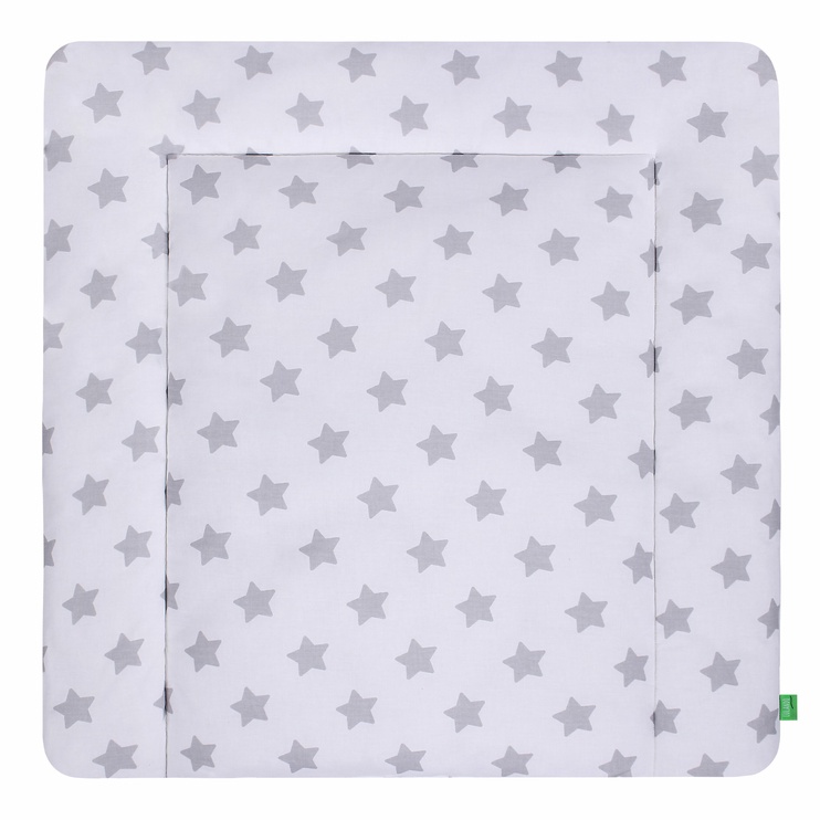 Чехол на пеленальный матрас Lulando Stars On White, 75 см x 80 см, белый