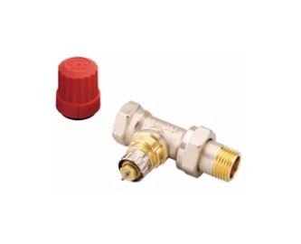 Termostatinis ventilis Danfoss RA-N 15, tiesus, ½"