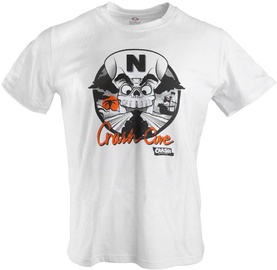 T-krekls Numskull Crash Team Racing Crash Cove T-Shirt White XS
