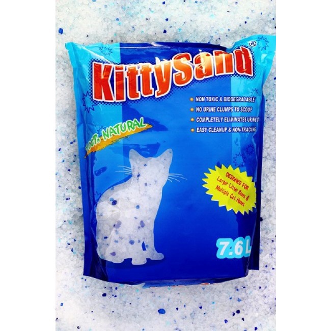 Наполнители для котов из силикагеля KittySand, 7.6 л