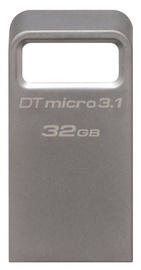 Kingston 32GB DataTraveler Micro Memory Stick USB 3.1 Silver