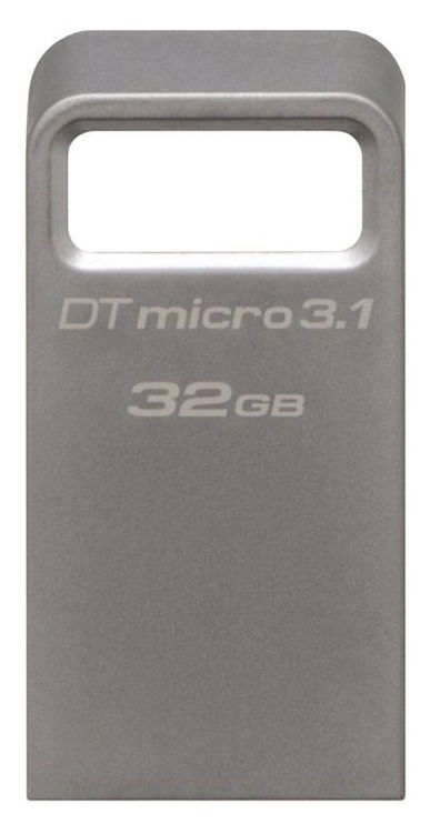 USB mälupulk Kingston DataTraveler Micro, hõbe, 32 GB