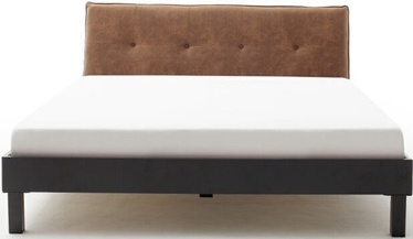 Gulta Meise Möbel Boston-3 Block Metal Foot Cognac, 200x180 cm