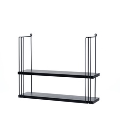 Plaukts Verners 4Living Black, 600 x 460 x 170 mm