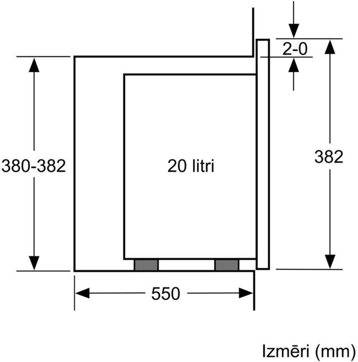Встроенная микроволновая печь Bosch BFL524MW0