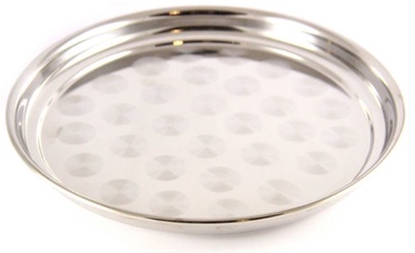 Sharada Round Serving Tray With Drawing D30cm