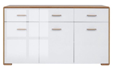 Black Red White Bari Chest Of Drawers 40x153.5x85.5cm White