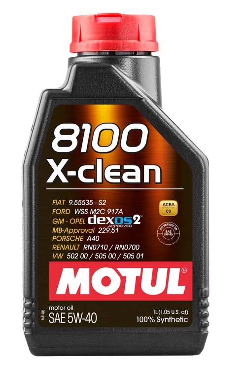 Mootoriõli Motul X-Clean 5W - 40, sünteetiline, sõiduautole, 1 l