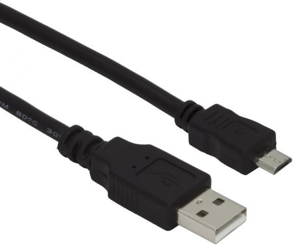 Laidas Esperanza USB 2.0 B male, Micro USB A male, 1.5 m, juoda