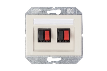 Audio skaļruņu kontaktligzda Vilma XP500, ziloņkaula