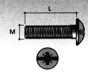 Skrūve Vagner SDH, 4.5 cm, pelēka