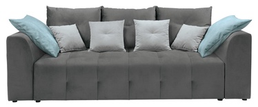Black Red White Royal IV Mega Lux 3DL Sofa Grey