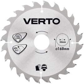 Verto Circular Saw Blade 160x30mm 24T