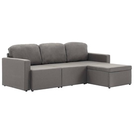 Угловой диван VLX 3-Seated 288791, коричневый/серый, 149 x 216 x 72 см