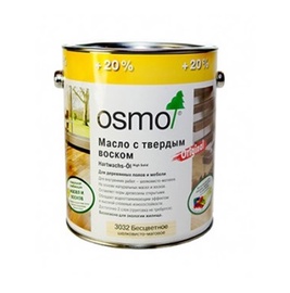 Õlivaha osmo 3l 3032 värvitu siidmatt