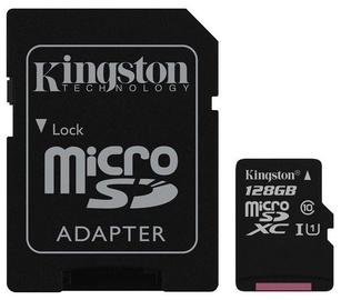 Kingston 128GB Micro SDXC Class 10 + Adapter