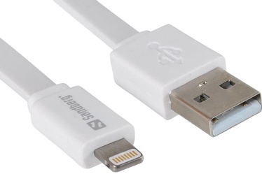 Juhe Sandberg USB to Apple USB, Apple Lightning, 1 m, valge