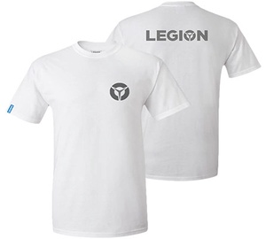 Футболка с короткими рукавами, для женщин Lenovo Legion White, белый, M