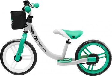 Балансирующий велосипед KinderKraft Space, белый/зеленый, 11", 12″