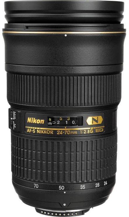 Объектив Nikon AF-S NIKKOR 24-70mm f/2.8G ED, 900 г
