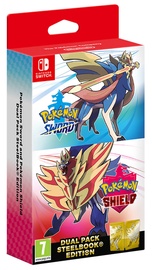 Игра Nintendo Switch Nintendo Pokemon Sword and Pokemon Shield Dual Pack Steelbook Edition