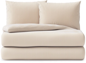Комплект постельного белья AmeliaHome Bonaire, бежевый, 200x200 cm