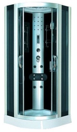 Dušas kabīne Olafs 9909, pusapaļā, 900 mm x 900 mm x 2200 mm