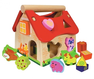 Attīstošās rotaļlietas EcoToys, 18 cm, daudzkrāsaina