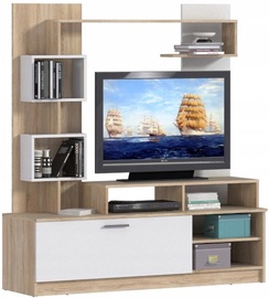 Sekcija Tuckano Inter Sonoma Oak/White, 150x42x162 cm