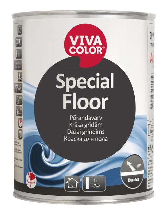 Grīdas krāsa Vivacolor Special Floor, 2.7 l