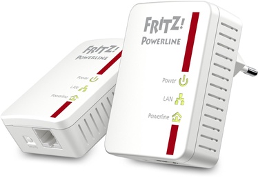 Powerline adapteris AVM FRITZ!Powerline 510E, 58 mm x 68 mm x 31 mm