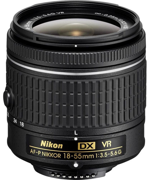 Объектив Nikon AF-P DX Nikkor 18-55mm F3.5-5.6 G VR, 205 г