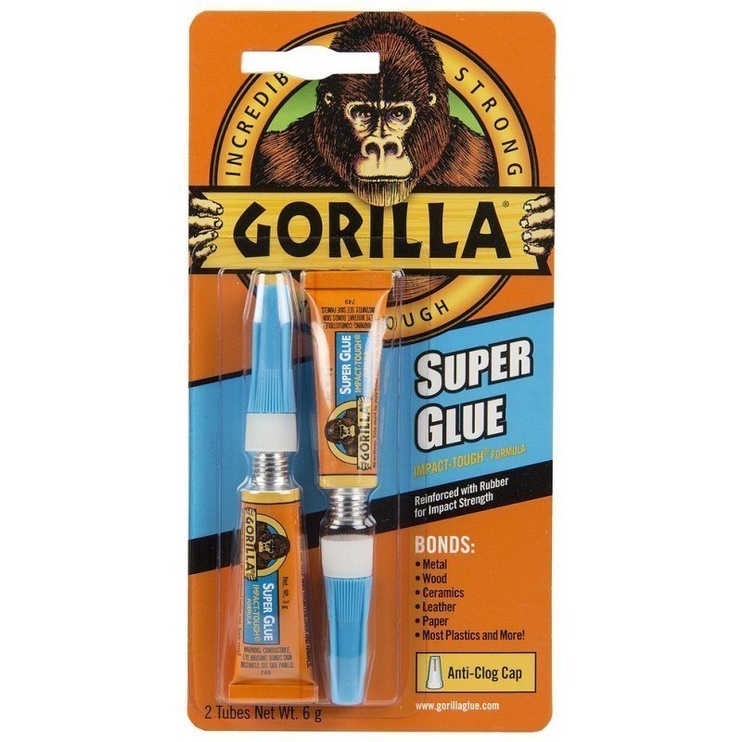 Liim moment- Gorilla Superglue, 0.006 kg