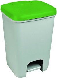 Atkritumu tvertne Curver Essentials, zaļa/pelēka, 20 l, 42.8 cm x 29.4 cm