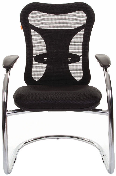 Стул для посетителей Chairman TW-11 426, черный, 48 см x 66 см x 100 см