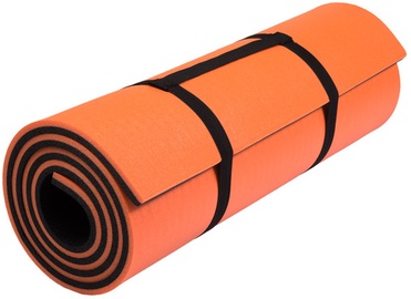 Gimnastikos čiužinys Palziv LunaPro Super Soft, juoda/oranžinė, 180 cm x 60 cm x 1.3 cm