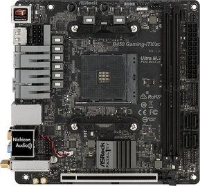 Pagrindinė plokštė ASRock Fatal1ty B450 Gaming-ITX/ac