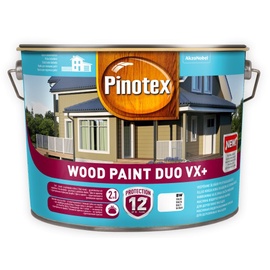 Краски для деревянных фасадов Pinotex Wood Paint Vx+, белый, 2.5 л