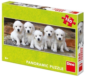 Puzle Dino Panoramic Puppy, 150 gab.