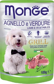 Monge Grill Pouch Lamb/Vegetables 100g
