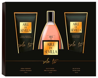 Instituto Español Aire De Sevilla Solo Tu 150ml EDT + 150ml Body Cream + 150ml Shower Gel
