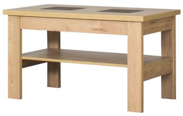 Kavos staliukas Bodzio S28 Dark Sonoma Oak, 1000x600x590 mm