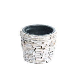 Puķu pods 5710095, pelēka