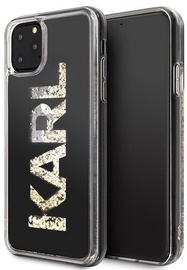 Karl Lagerfeld Karl Logo Glitter Back Case For Apple iPhone 11 Pro Max Black