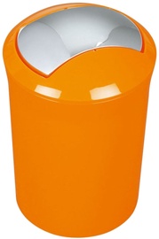 Atkritumu tvertne Spirella Sydney Orange/Silver, 5 l