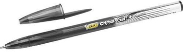 Ручка Bic Cristalgel, прозрачный/черный, 20 шт.
