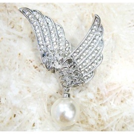 Vincento Brooch With Zirconium Crystal CD-1029