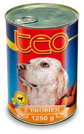 Suņu barība Teo ar liellopa gaļu 1250g