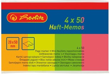 Kleepuvad märkmelehed Herlitz Page Marker Flags Neon 00790642