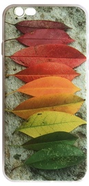 Mocco Trendy Leaves Back Case For Samsung Galaxy S6 Red/Green